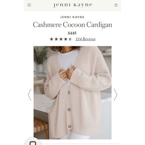 Jenni Kayne Cashmere Cocoon Cardigan